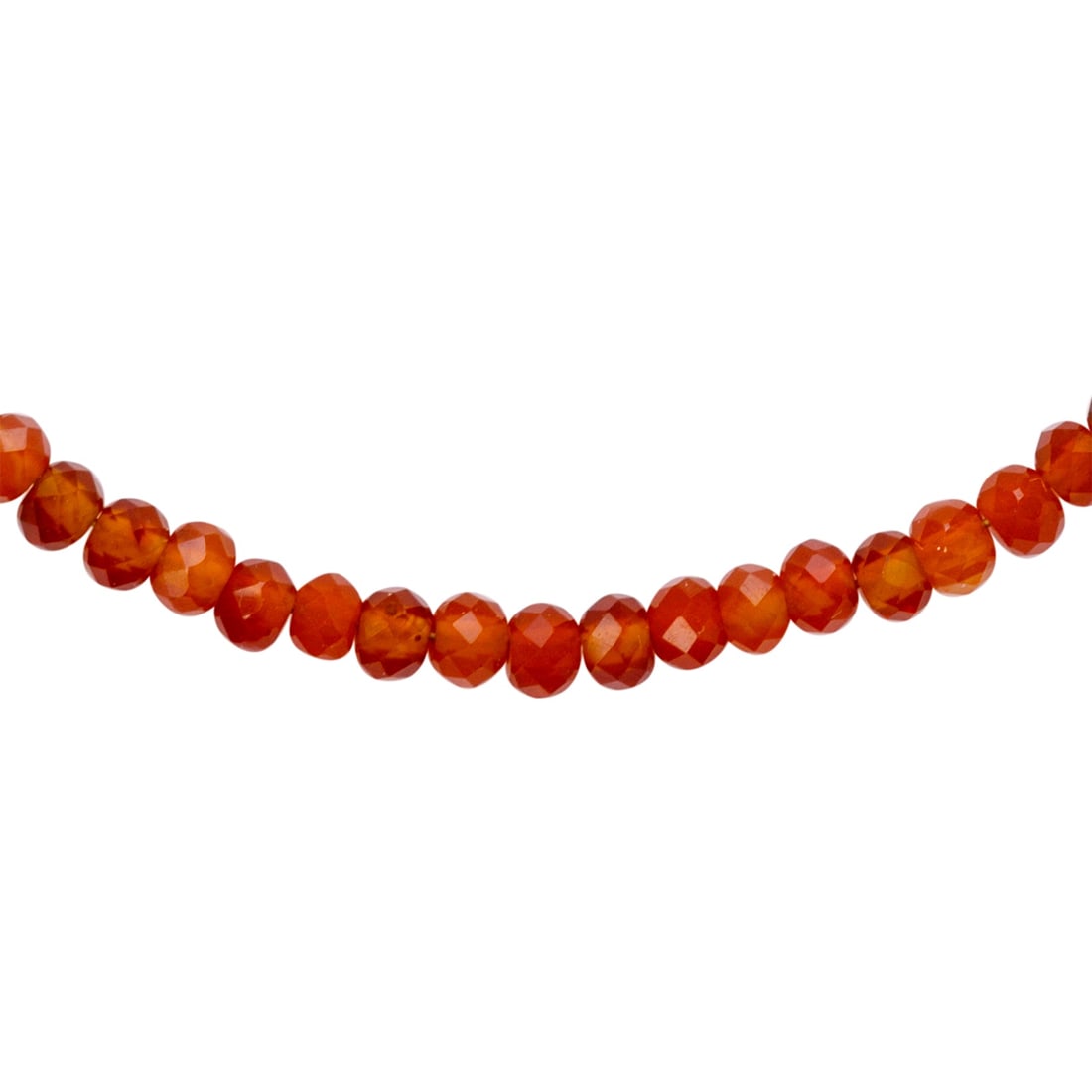 Orange Agate Bracelet 14K Gold - 5