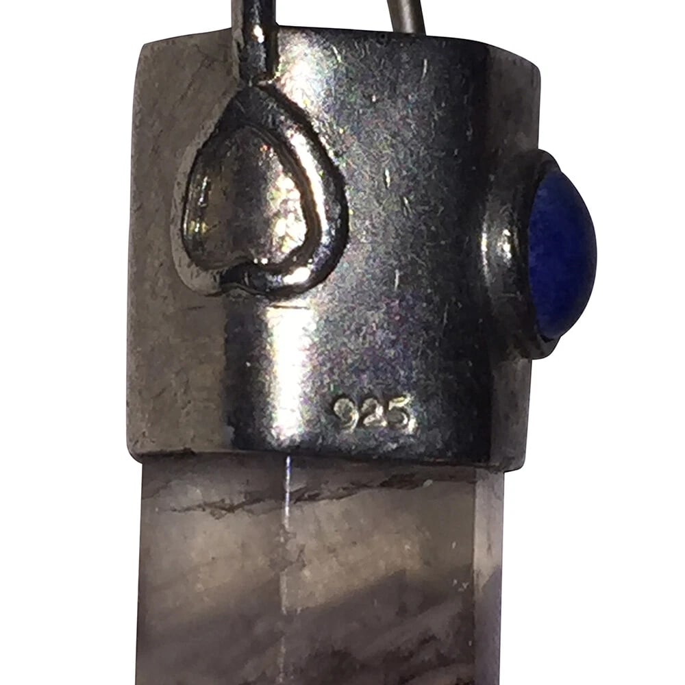 Sterling Silver Double Gun Charm Pendant Necklace Alberto Juan - 5