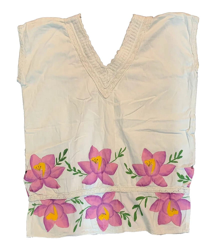 Navajo Native American Signed Many Goats Sterling Dangle Hoop Shell Earrings - 2