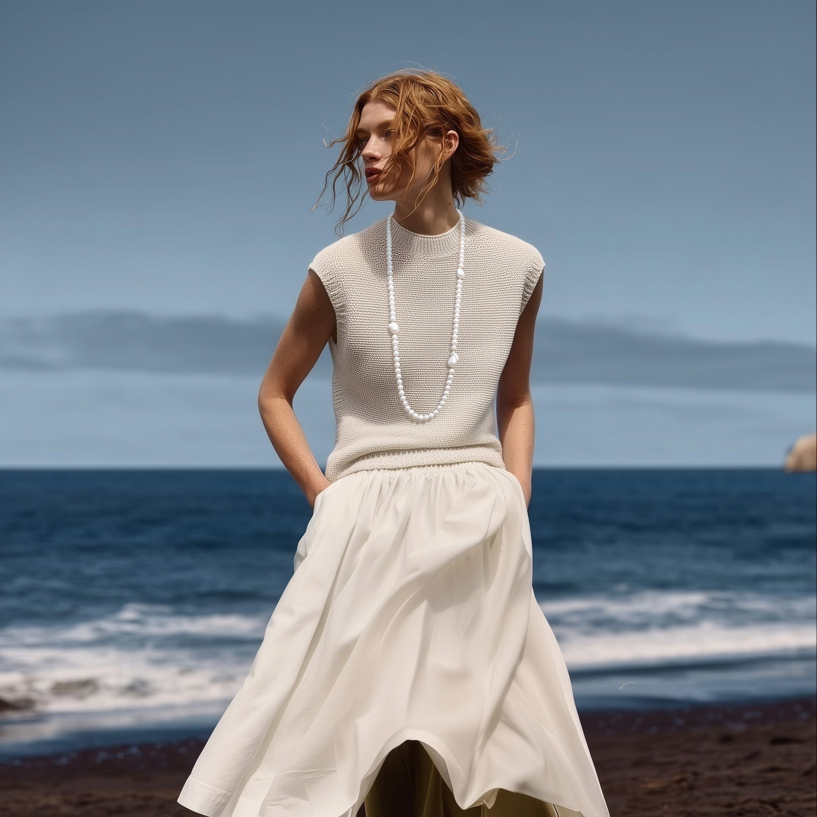 Baroque Pearls Rope Necklace 18K Gold - 2