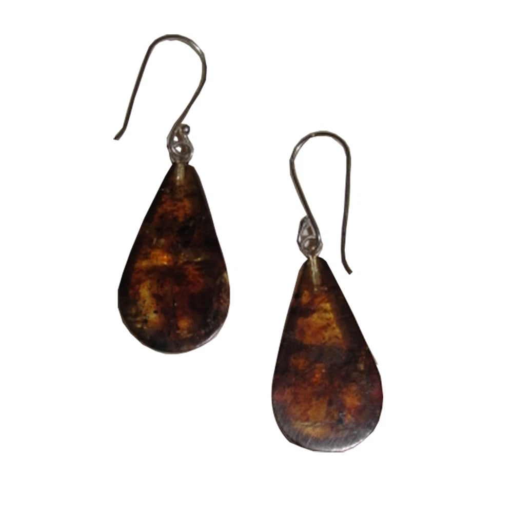 Vintage Leaf Motif Clear Rhinestone Pin Brooch - 2