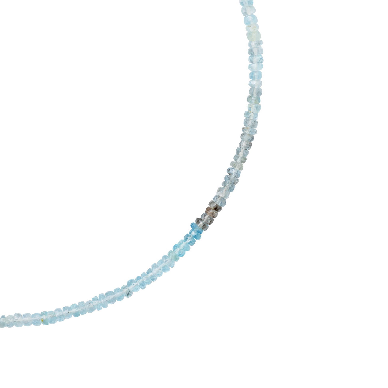 Moss Aquamarine Necklace 18K Gold - 4