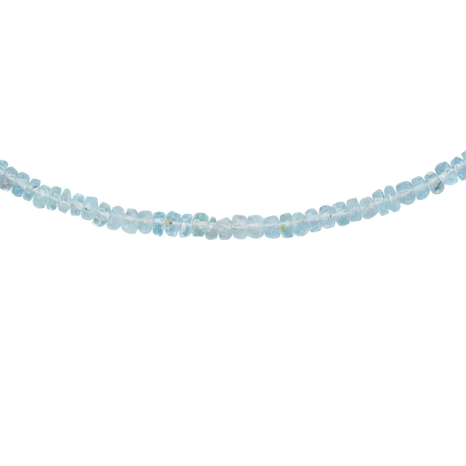 Moss Aquamarine Necklace 18K Gold - 7