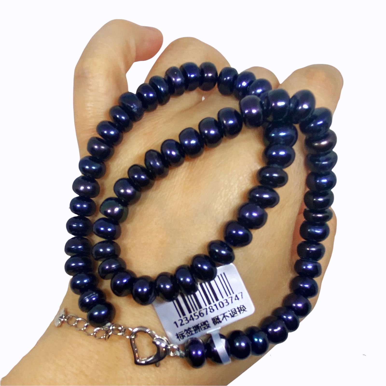 High Luster Shell-Pearl Necklace - 4