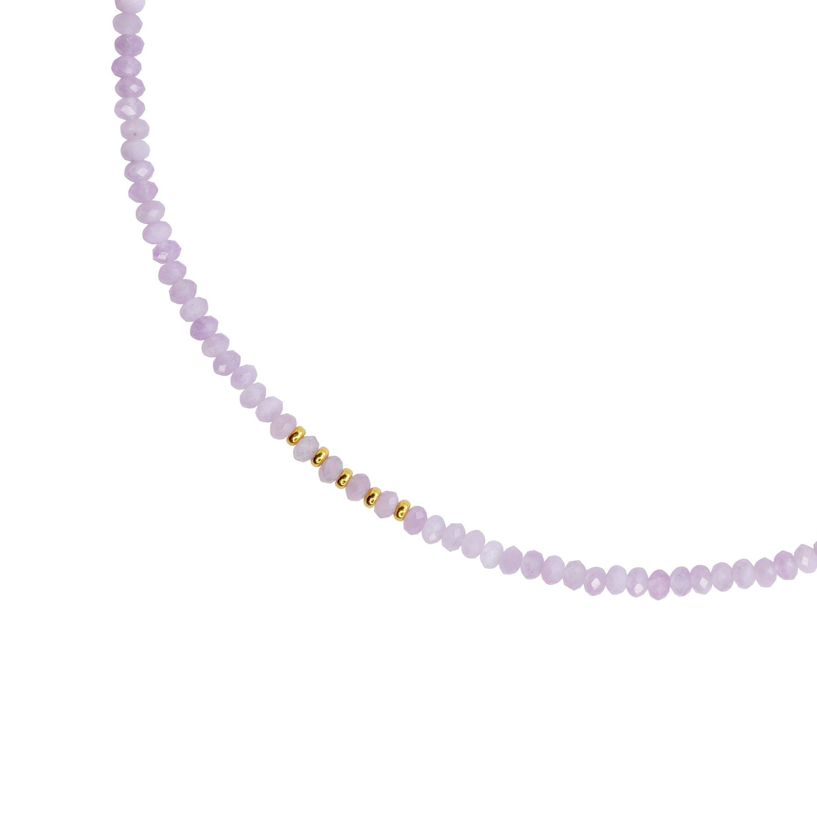 Kunzite 18K Gold Necklace - 4