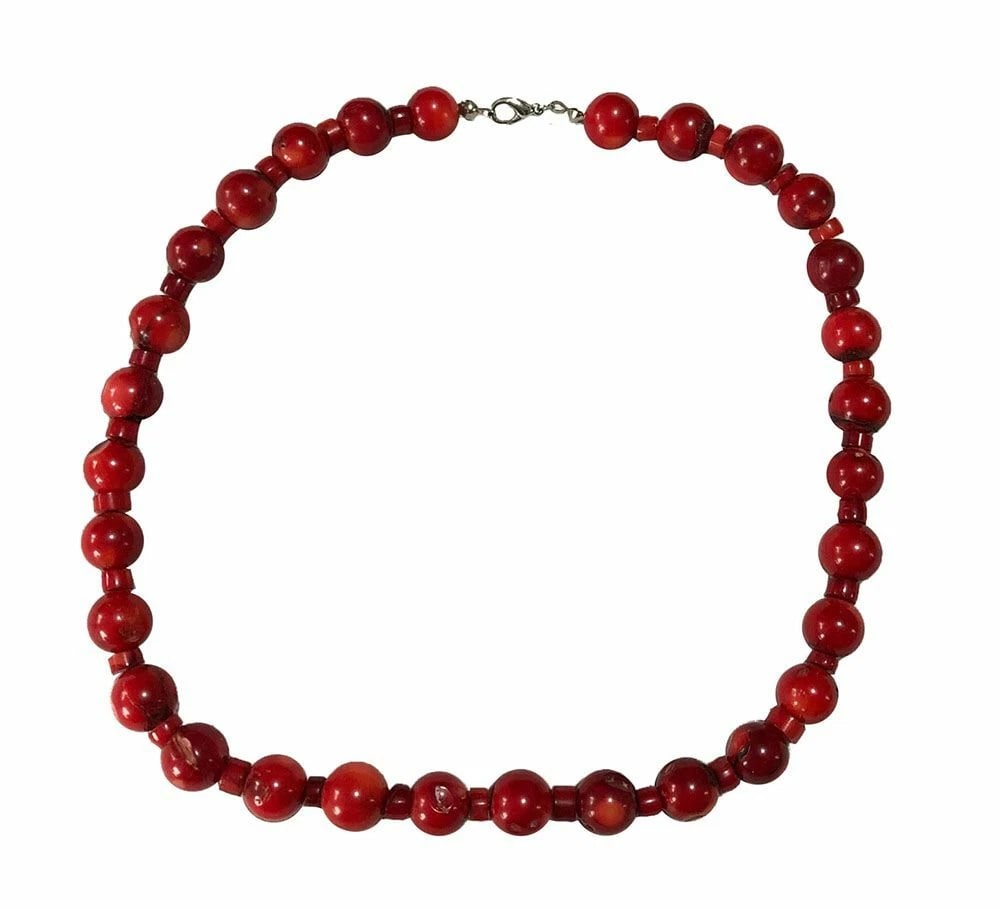 New Red Coral Necklace. (1 of 4)