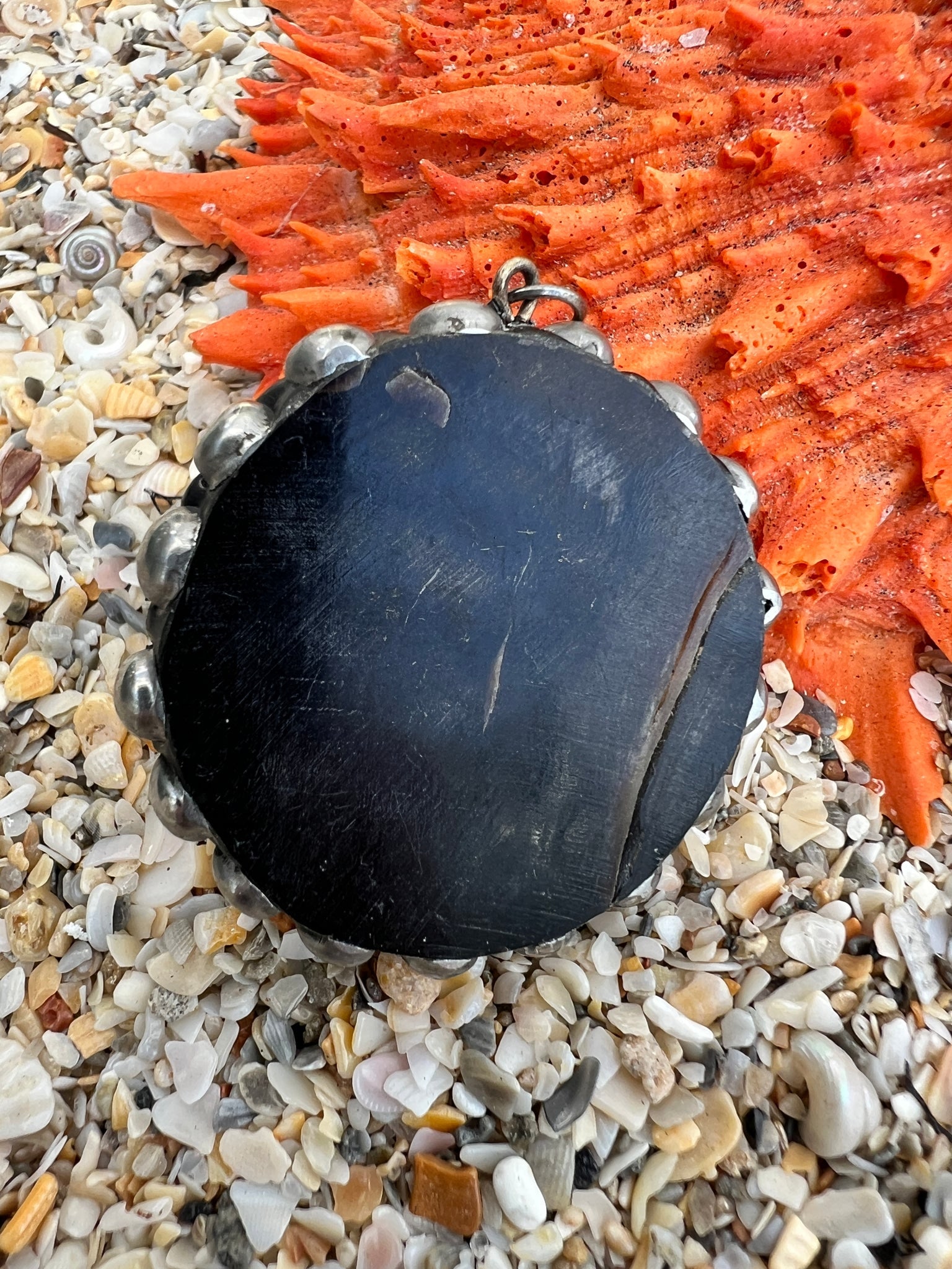 Trochus Shell Pendant with Silver - 3