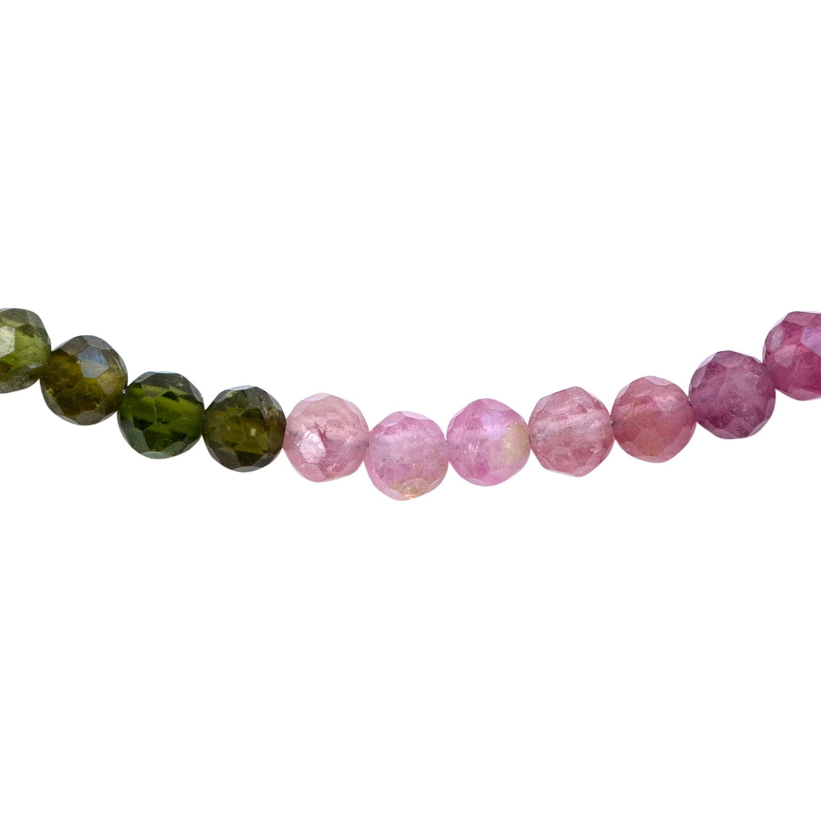 Rainbow Tourmaline Bracelet 14K Gold - 5