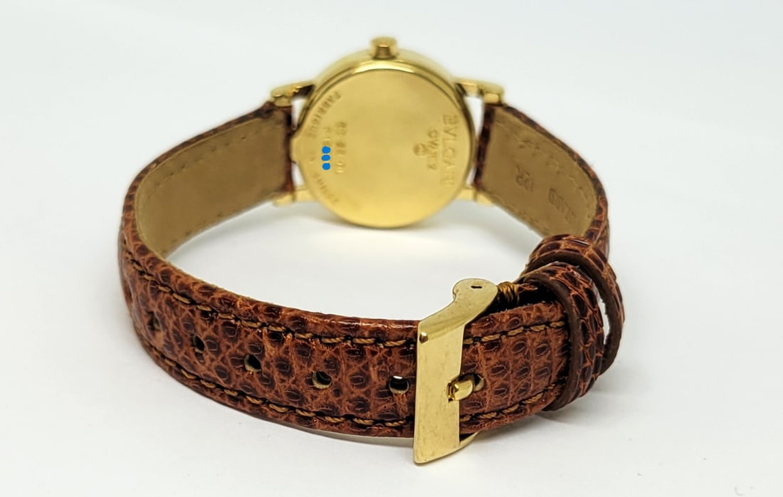 Solid 18k Yellow Gold BULGARI Ladies Quartz Watch BB23 GL* EXLNT - 5