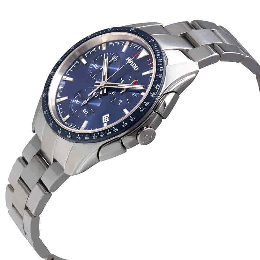 New RADO Hyperchrome Chronograph 45mm Mens Watch R32259203 Blue Dial - 2