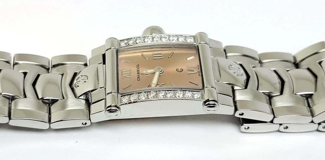 Ladies PHILIPPE CHARRIOL Columbus RARE W/ Diamonds Watch ref CCSTRM* EXLNT - 12