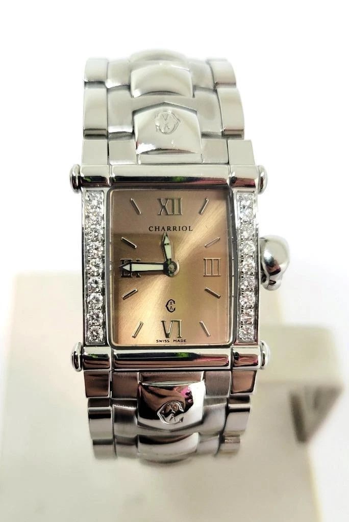 Ladies PHILIPPE CHARRIOL Columbus RARE W/ Diamonds Watch ref CCSTRM* EXLNT - 2