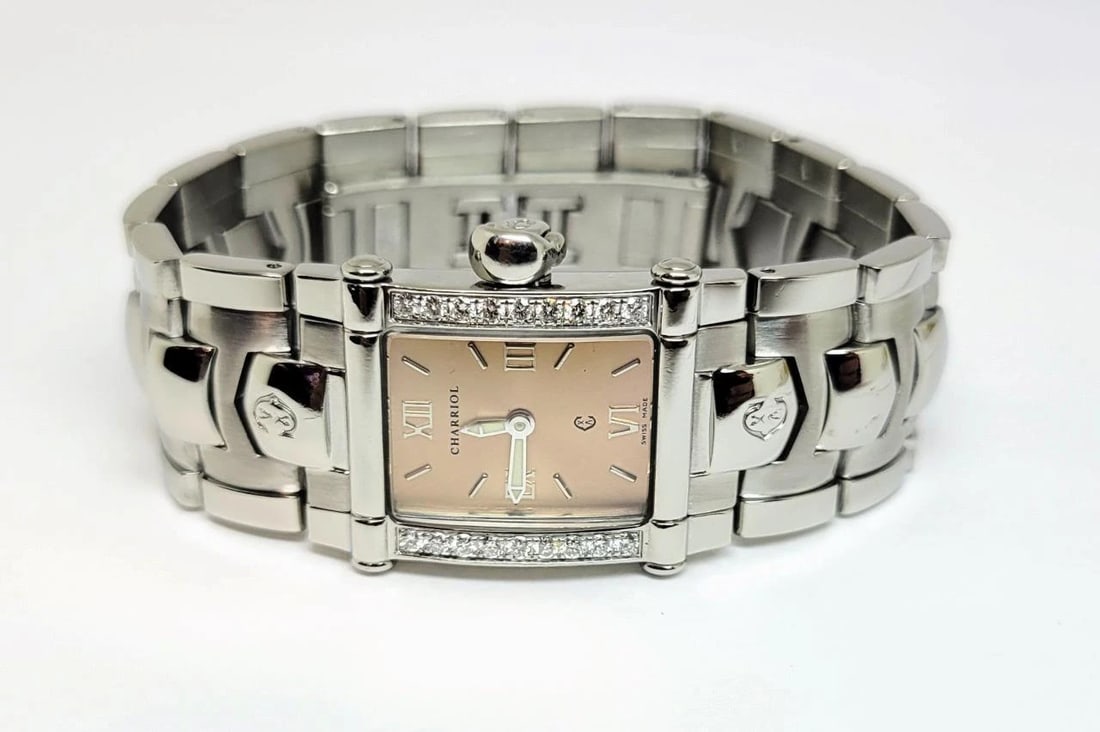 Ladies PHILIPPE CHARRIOL Columbus RARE W/ Diamonds Watch ref CCSTRM* EXLNT - 4