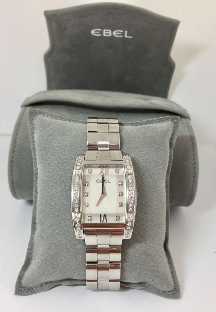 Ladies EBEL TARAWA Watch S/Steel Ref E9656J28-10 w/Diamonds & Mother Of Pearl - 8