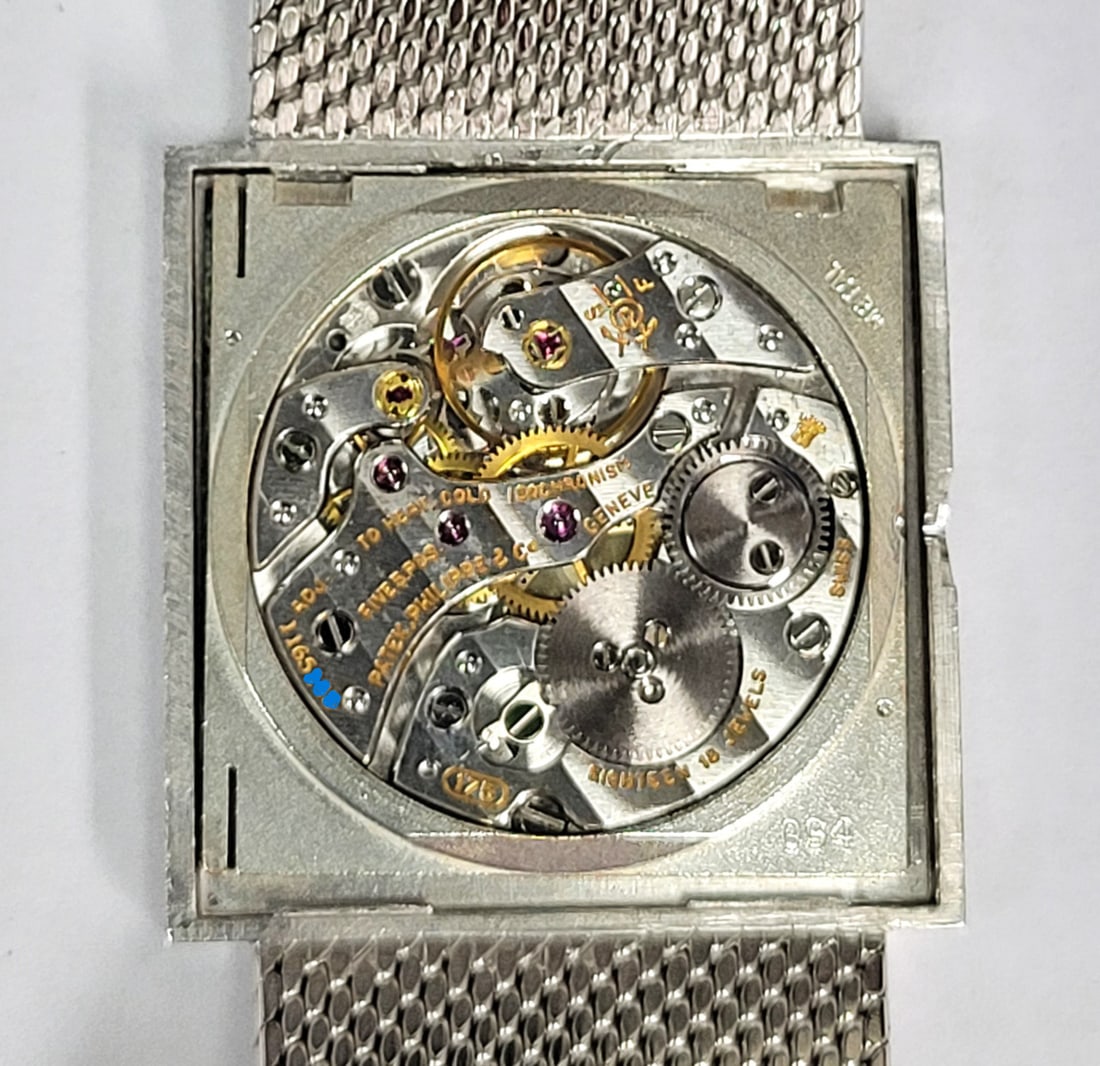 Vintage 18k White Gold PATEK PHILIPPE Winding Watch 3570 1 RARE* EXLNT SERVICED - 11