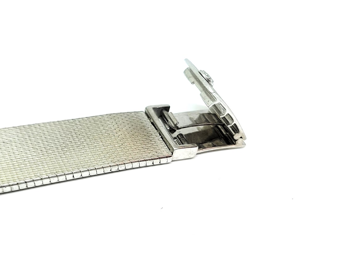 Vintage 18k White Gold PATEK PHILIPPE Winding Watch 3570 1 RARE* EXLNT SERVICED - 9