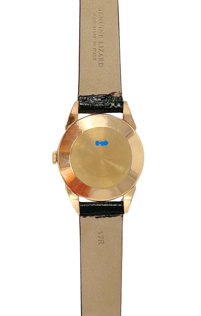 Vintage 18k Rose Gold EBEL Winding Watch 1950s Cal 1100 Ref 1057* EXLNT* RARE - 4