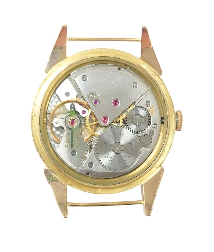Vintage 18k Rose Gold EBEL Winding Watch 1950s Cal 1100 Ref 1057* EXLNT* RARE - 8
