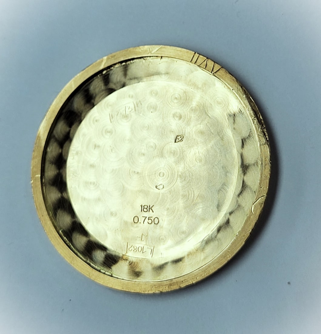 Vintage 18k Rose Gold EBEL Winding Watch 1950s Cal 1100 Ref 1057* EXLNT* RARE - 9