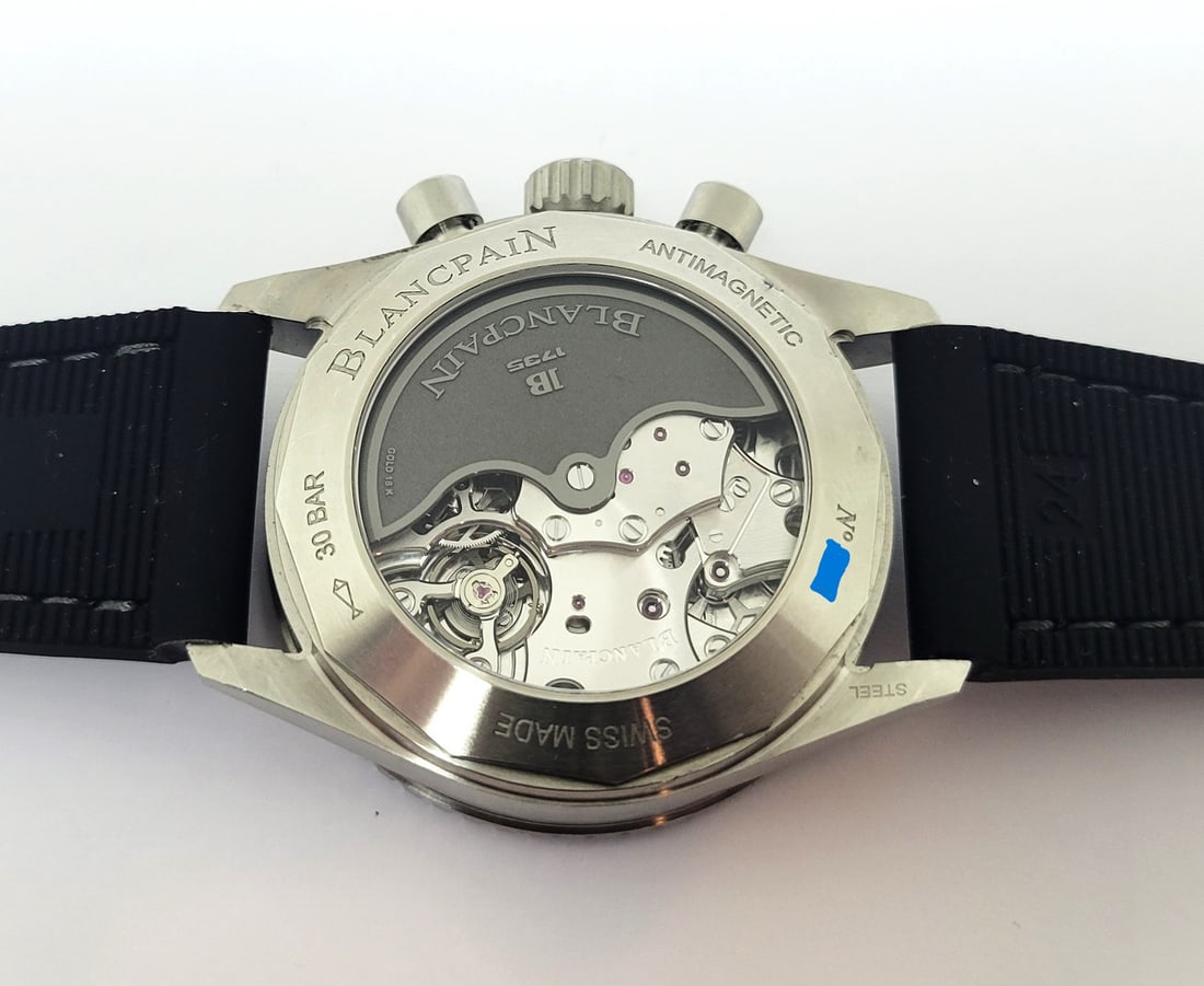 Mens Blancpain Fifty Fathoms Bathyscaphe Chronograph 43MM Grey Dial* EXLNT - 11