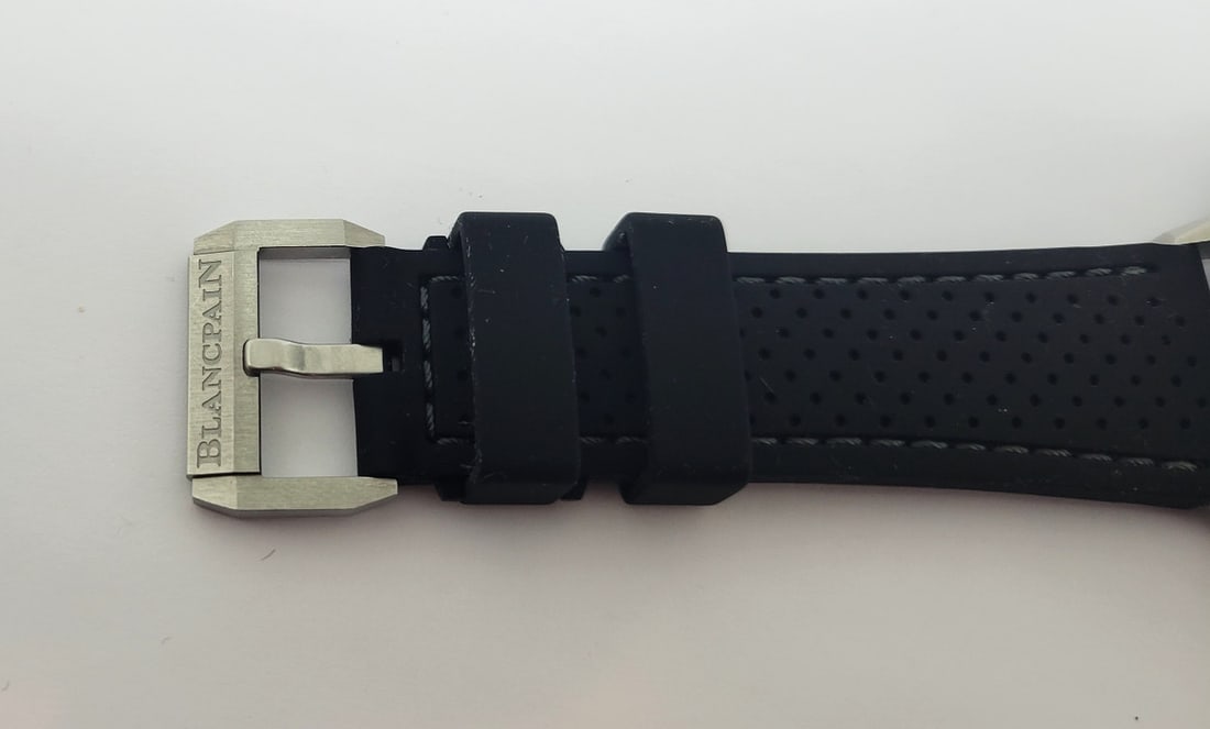 Mens Blancpain Fifty Fathoms Bathyscaphe Chronograph 43MM Grey Dial* EXLNT - 9