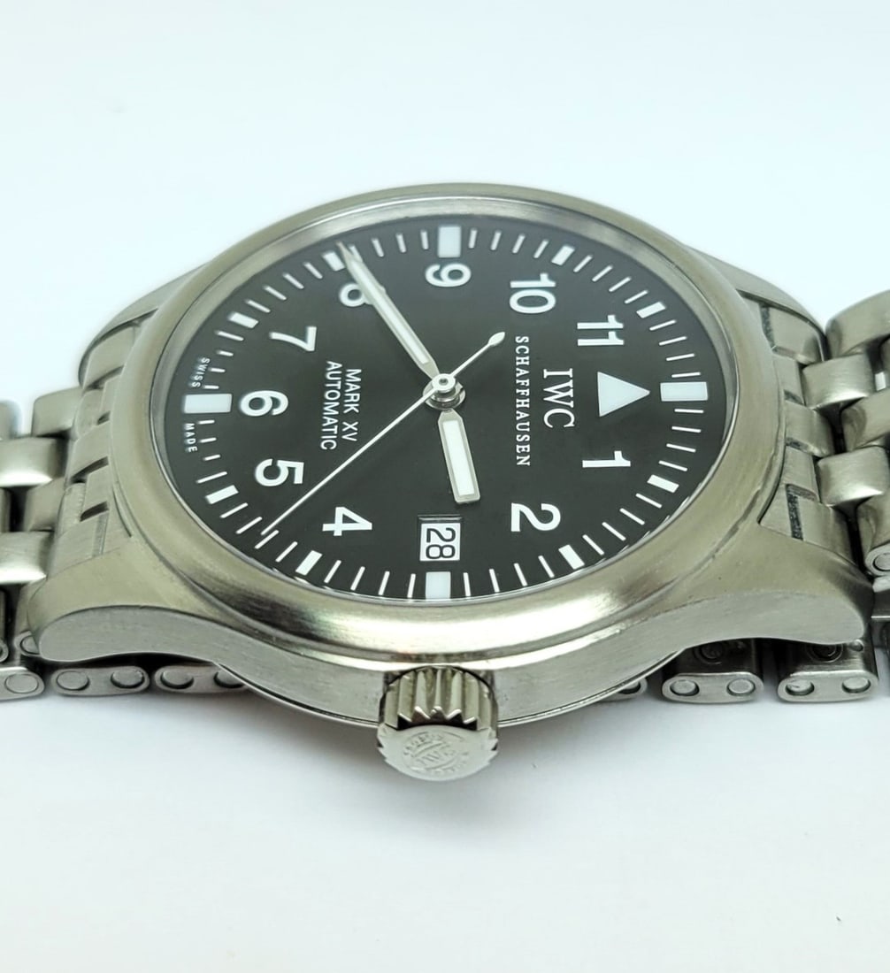 Vintage S/Steel IWC MARK XV Automatic Date Watch * EXLNT - 7