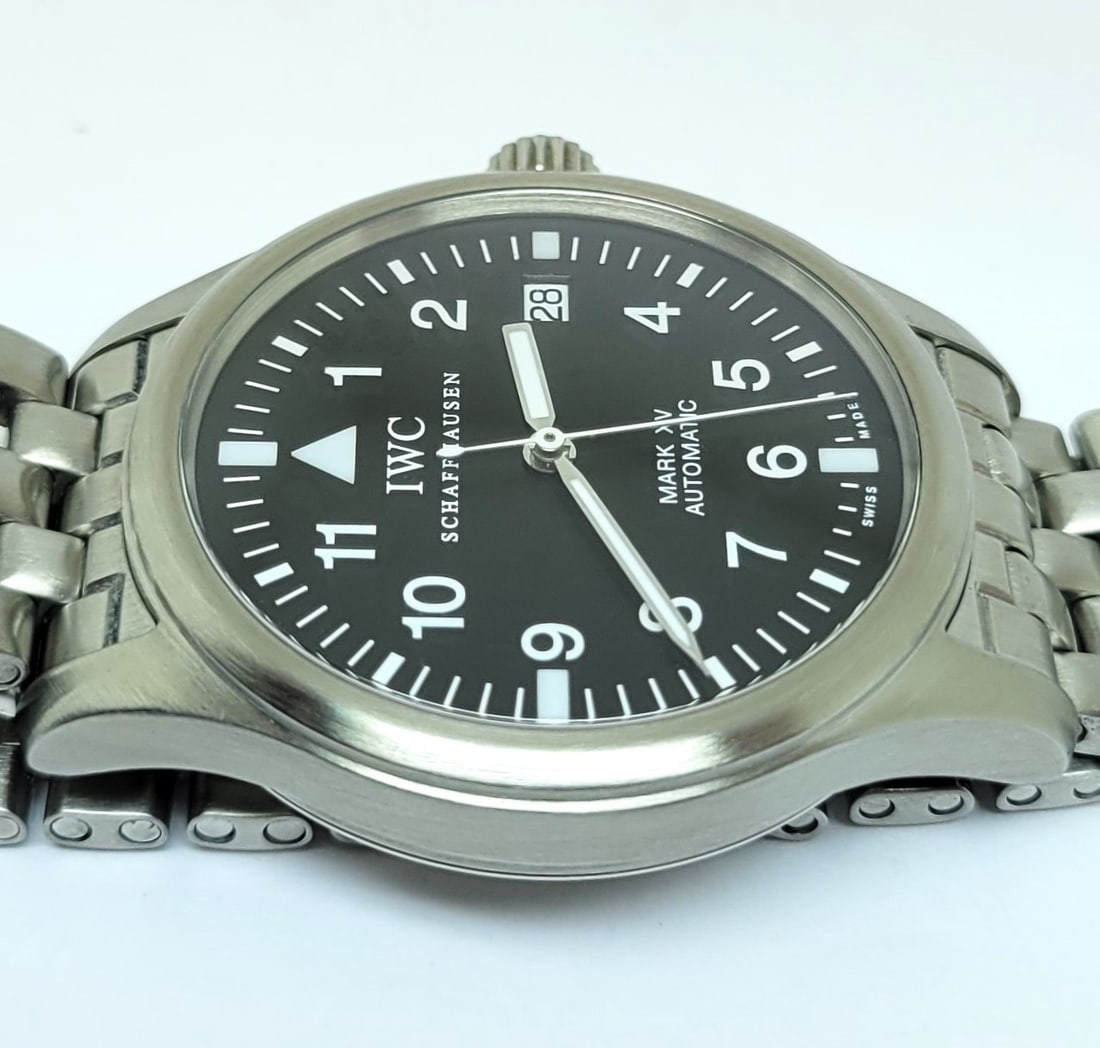 Vintage S/Steel IWC MARK XV Automatic Date Watch * EXLNT - 8