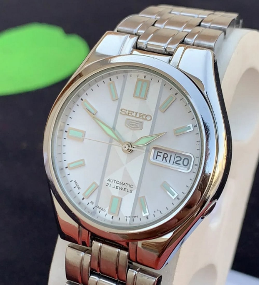 Vintage Seiko 21 Jewals Automatic 7S26-03E0 With Day / Date - 5
