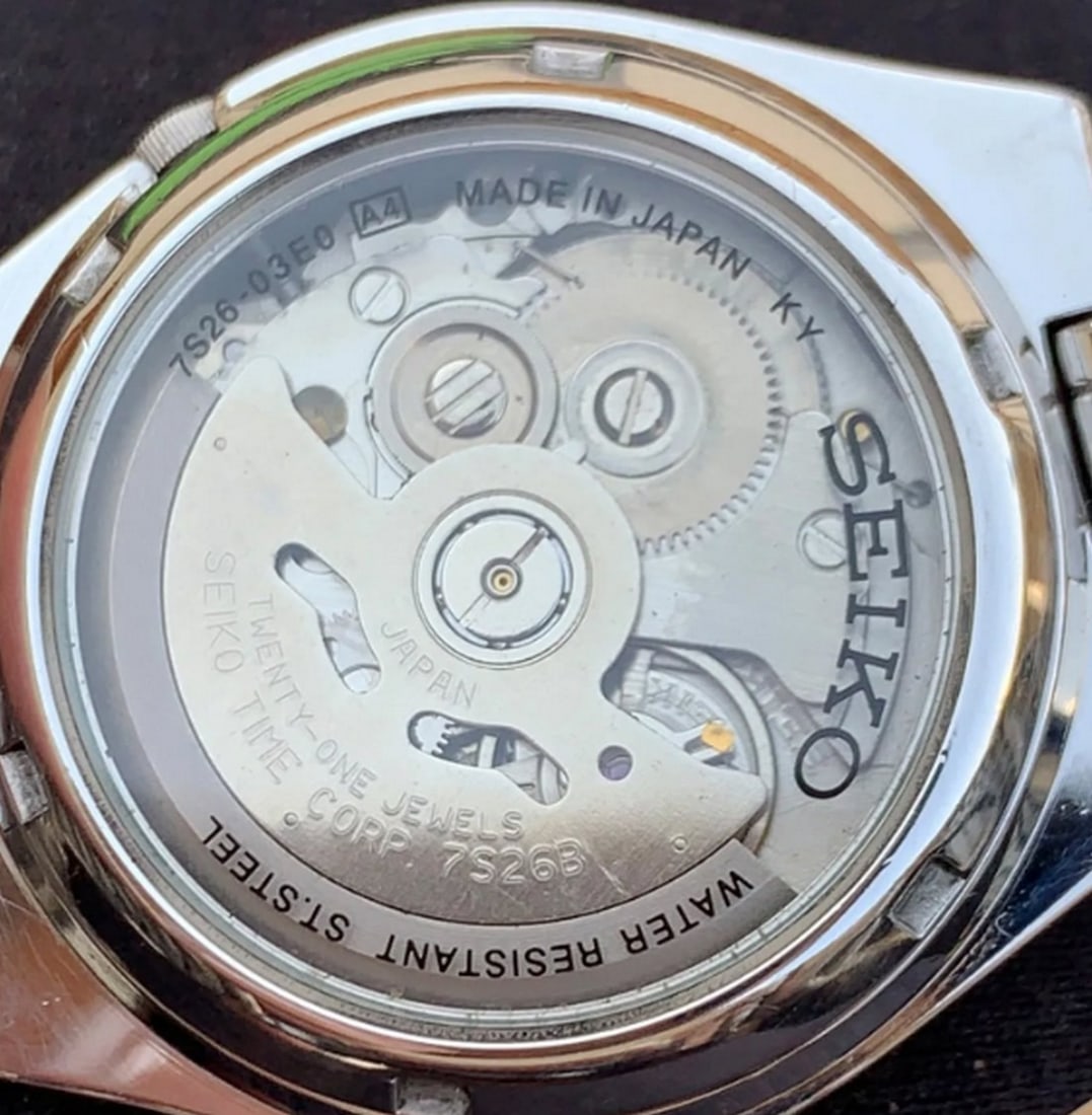 Vintage Seiko 21 Jewals Automatic 7S26-03E0 With Day / Date - 8
