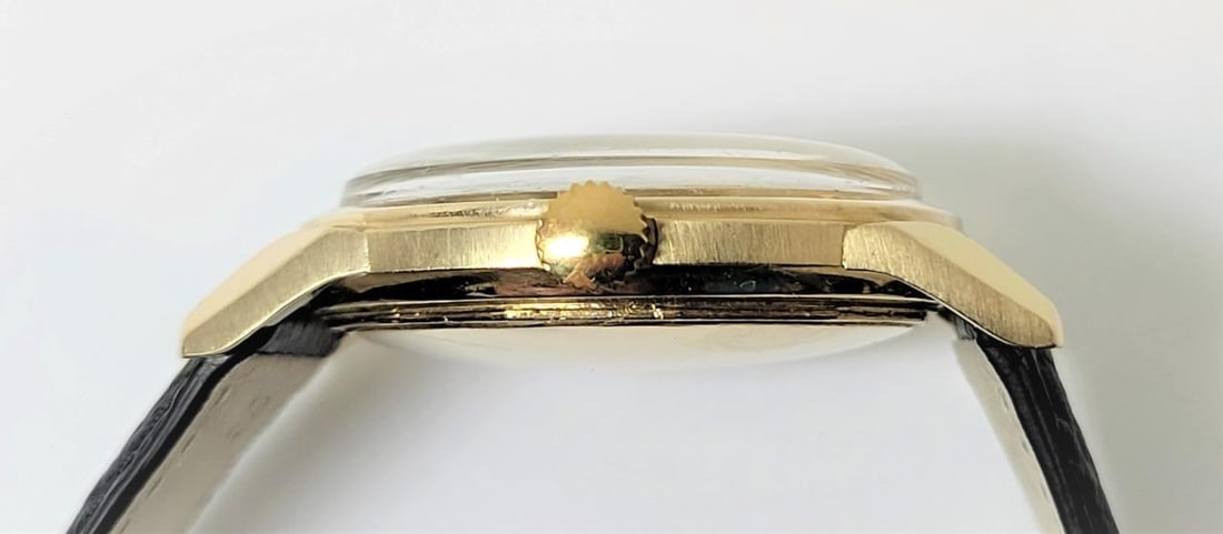 Vintage Solid 14k Gold CYMA Mens Automatic Watch 1950s EXLNT* SERVICED - 2