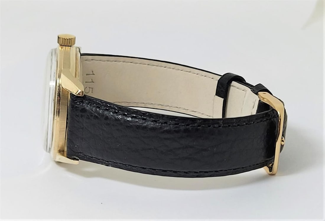 Vintage Solid 14k Gold CYMA Mens Automatic Watch 1950s EXLNT* SERVICED - 6