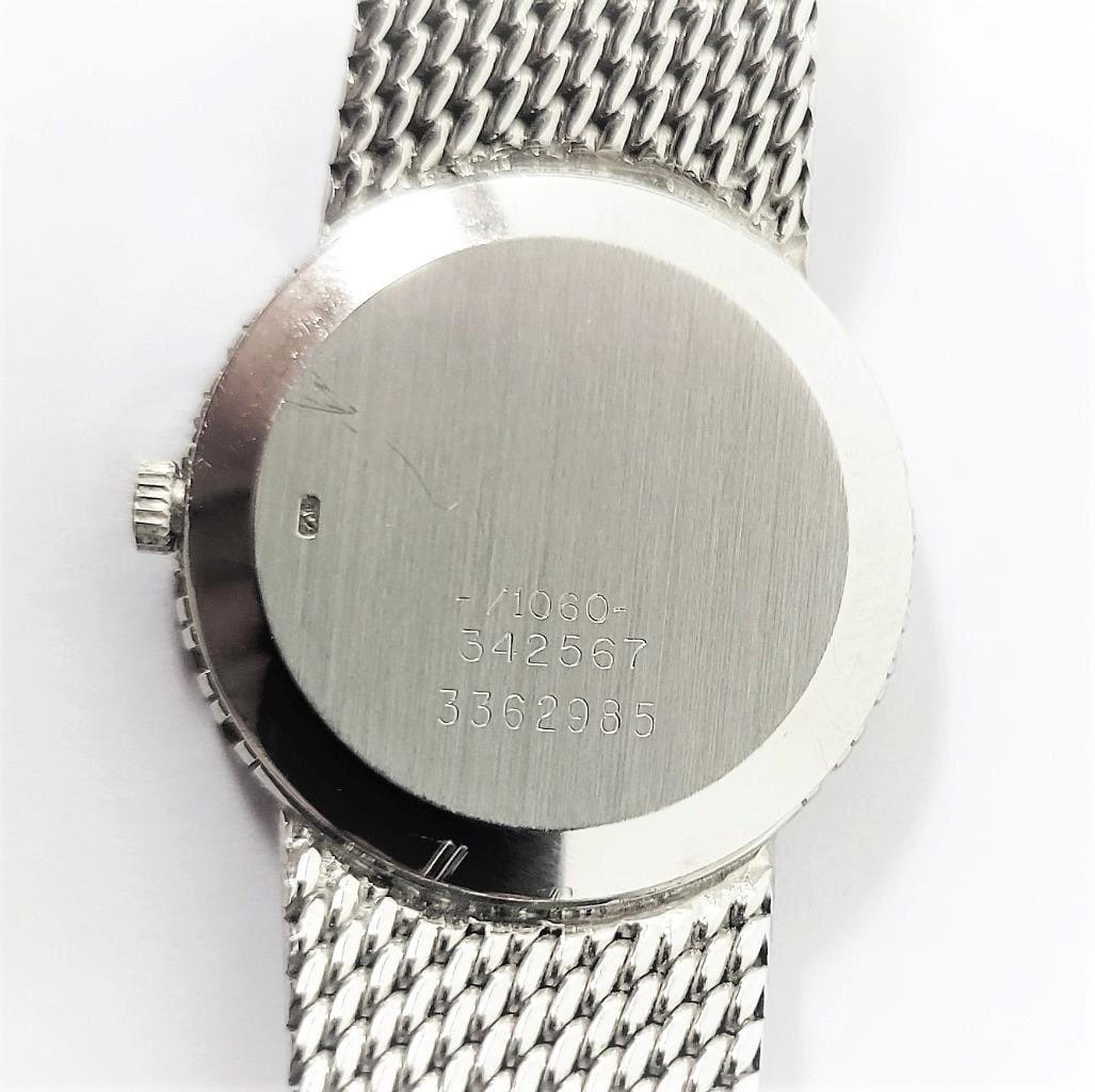 Vintage 18k White UNIVERSAL GENEVE Winding Ladies Watch 1 ct Diamond Bezel F/VS1 - 10