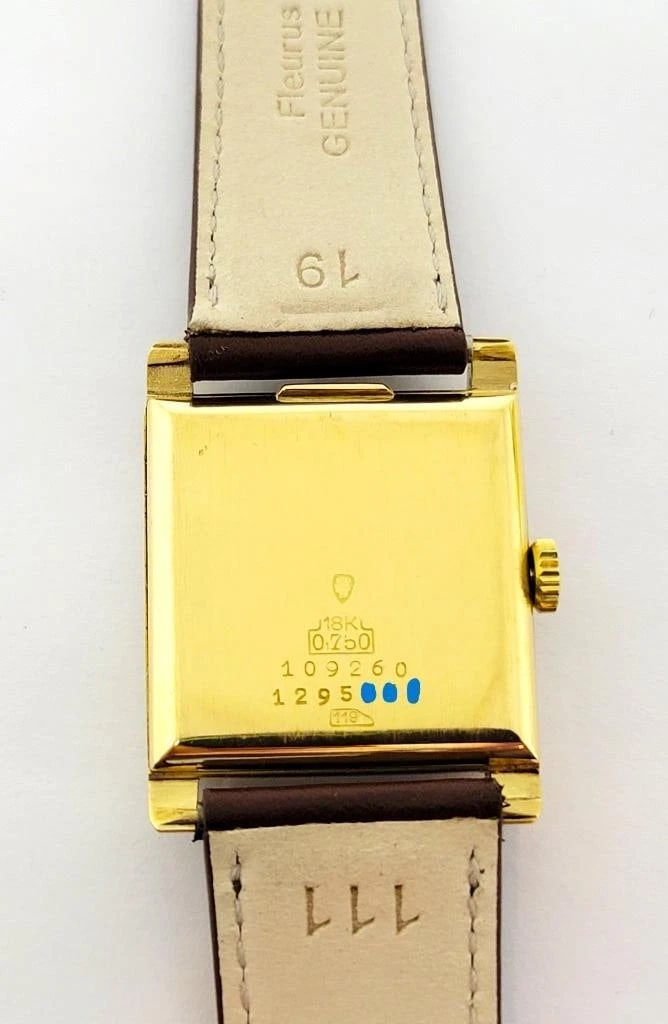 Vintage 18k UNIVERSAL GENEVE Mens 17 Jewels Winding Watch 109260 Cal 264* EXLNT - 9