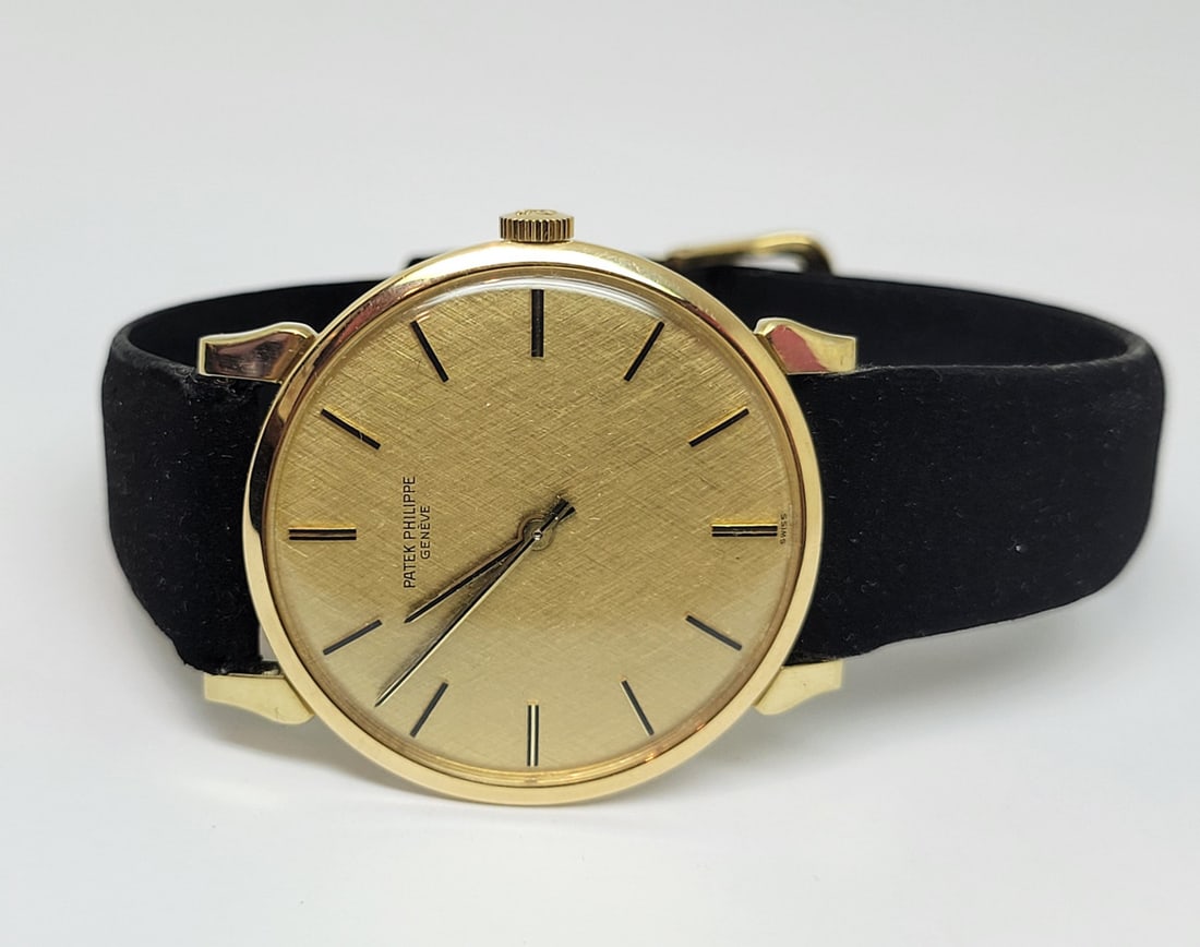 Vintage 18k PATEK PHILIPPE Men's Calatrava Winding Watch Ref 3562 1* RARE* EXLNT - 2