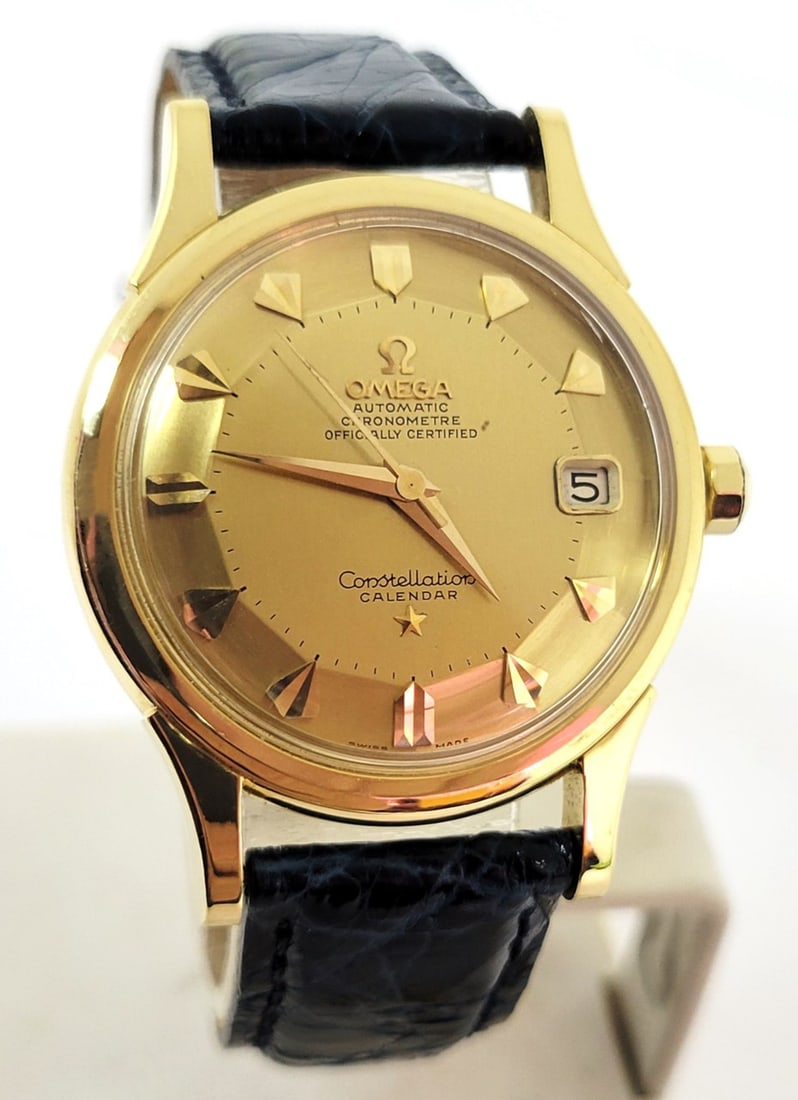 18k OMEGA CONSTELLATION Automatic Watch 1960s Cal 504* PAI PAN 18k Dial* EXLNT (1 of 12)