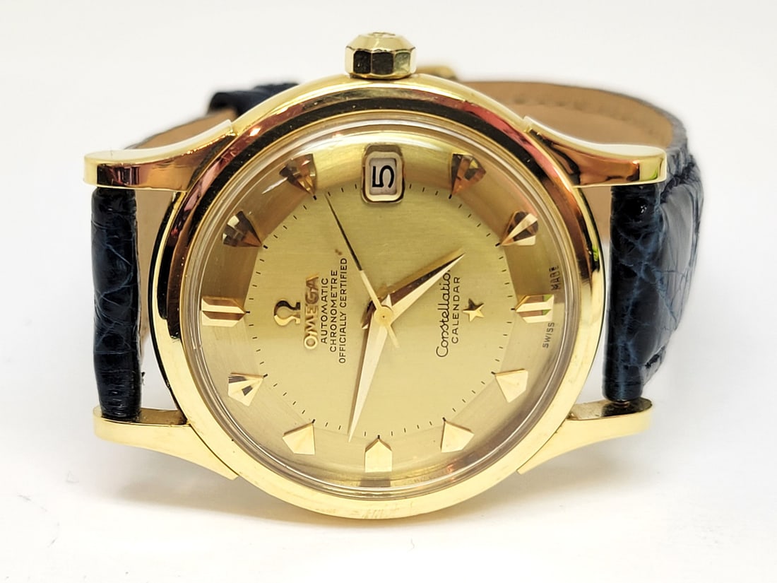 18k OMEGA CONSTELLATION Automatic Watch 1960s Cal 504* PAI PAN 18k Dial* EXLNT - 2