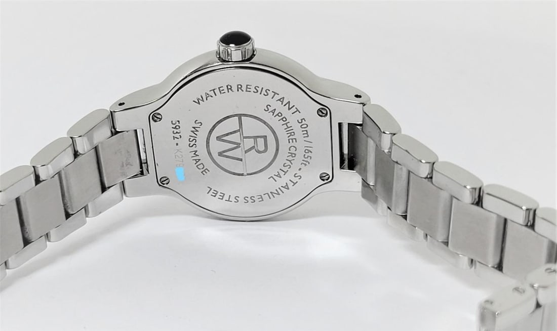S/Steel RAYMOND WEIL Noemia Ladies Quartz Watch Diamonds on 12 Ref 5932* EXLNT - 9