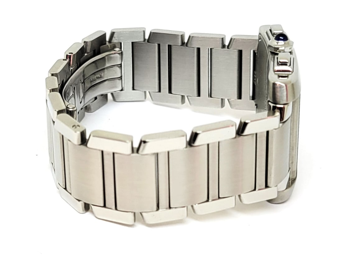 S/Steel CARTIER TANK/Francaise Chronoflex Chronograph Watch 2303* EXLNT SERVICED - 5