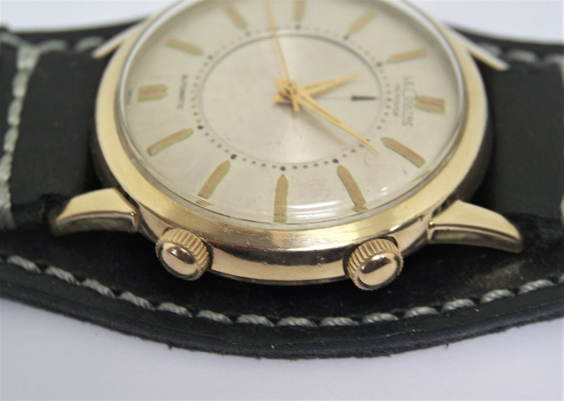 Vintage 10k GF JAEGER-LeCOULTRE Automatic MEMOVOX Alarm Watch Cal.K815 Ref 2517 - 9