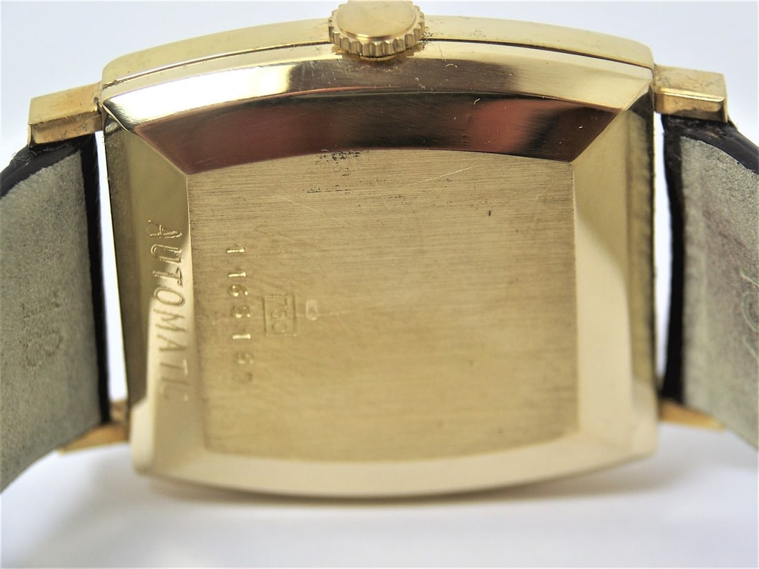 Solid 18K Gold Unisex JUVENIA MACHO 25J AUTOMATIC Watch Ref 11681* EXLNT - 6