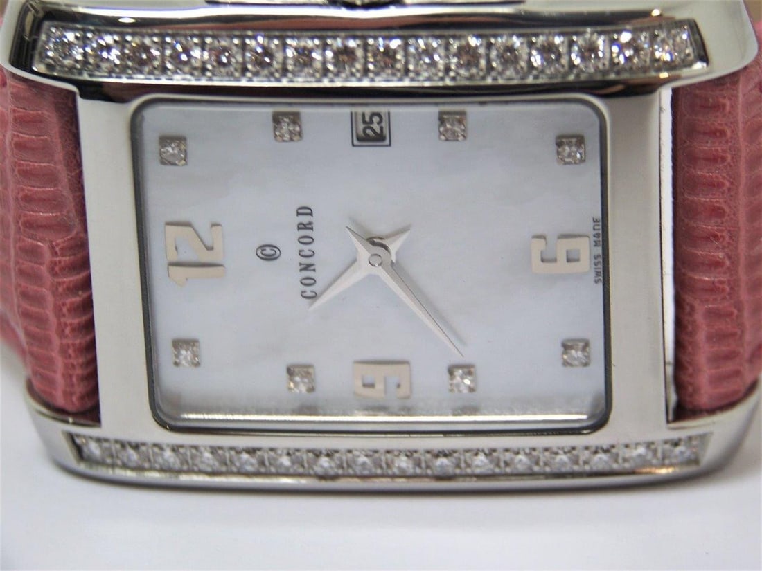 Ladies S/Steel CONCORD SPORTIVO Watch w/Daimonds & Mother of Pearl 14.36.622.1 - 6
