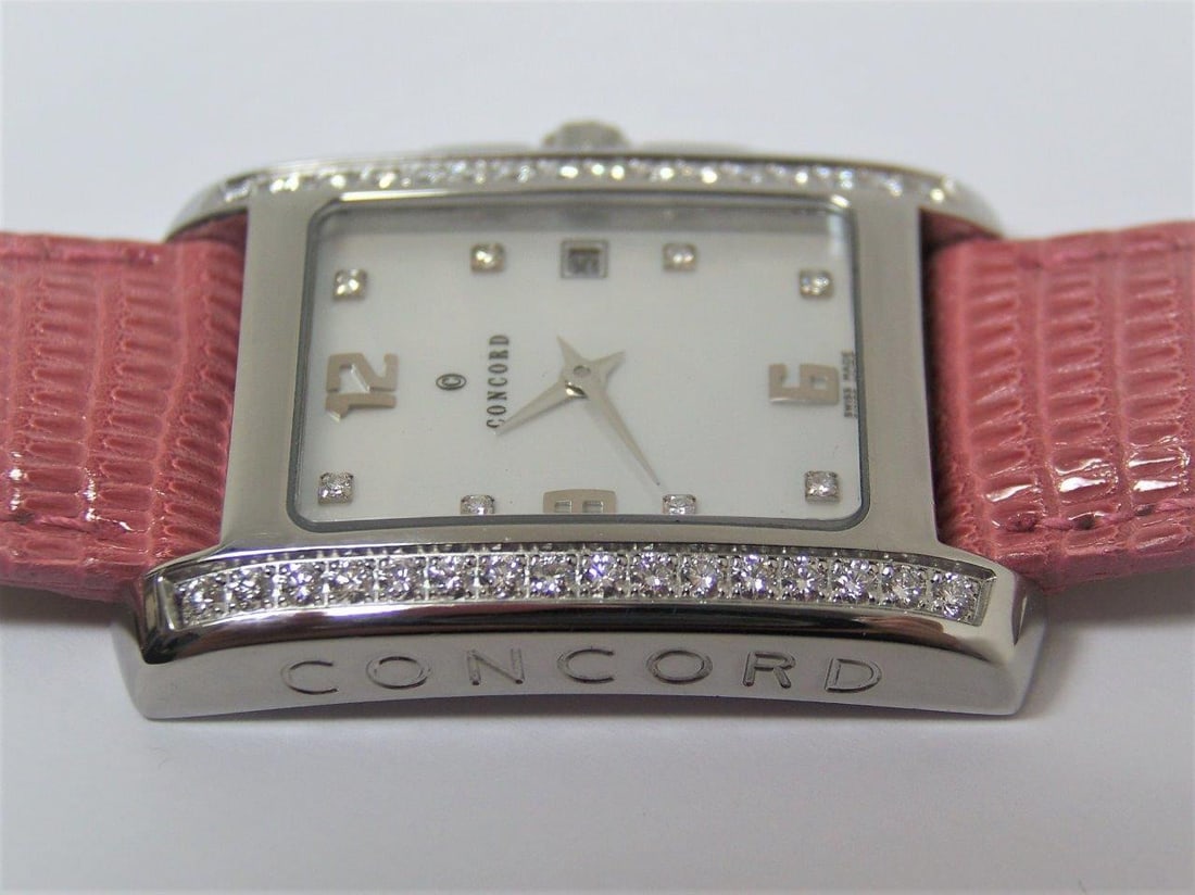 Ladies S/Steel CONCORD SPORTIVO Watch w/Daimonds & Mother of Pearl 14.36.622.1 - 8