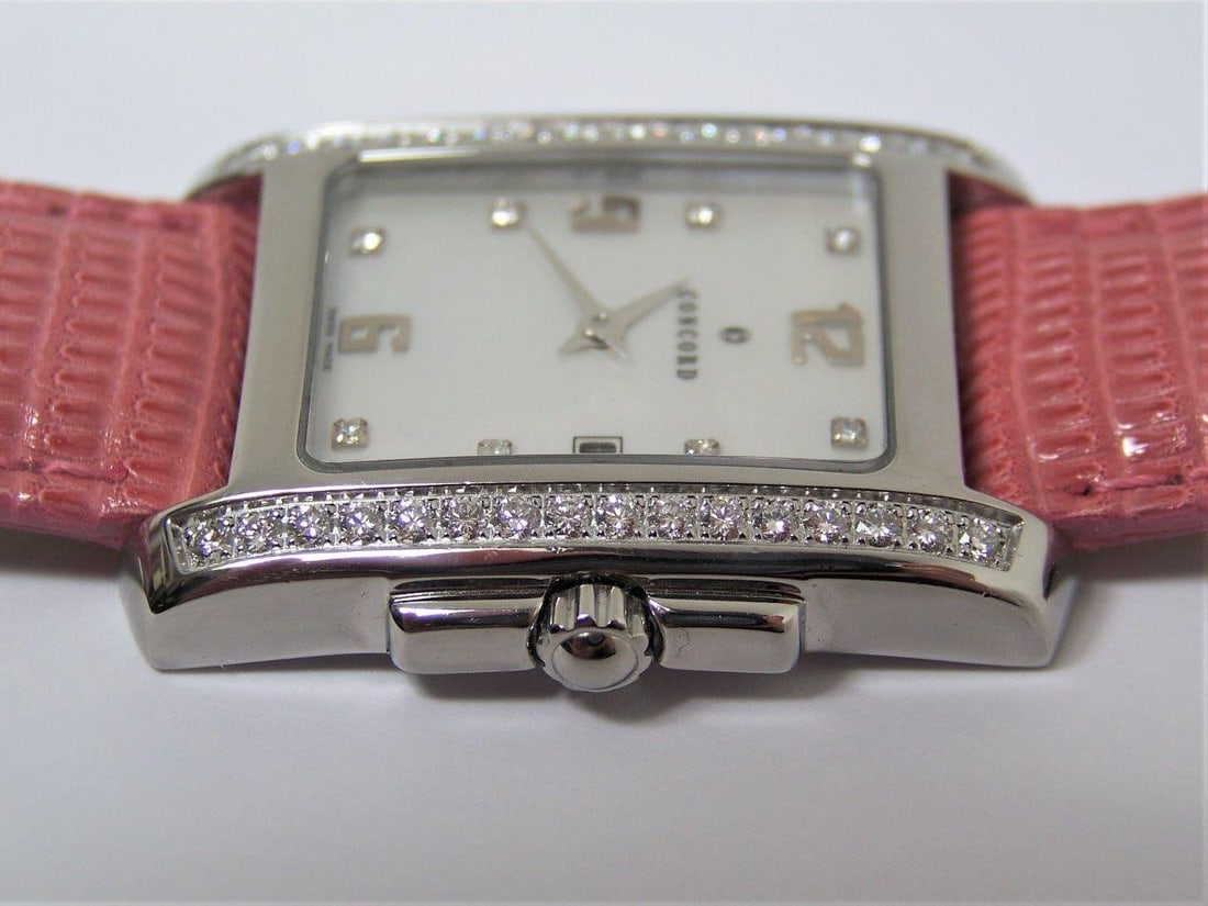 Ladies S/Steel CONCORD SPORTIVO Watch w/Daimonds & Mother of Pearl 14.36.622.1 - 9