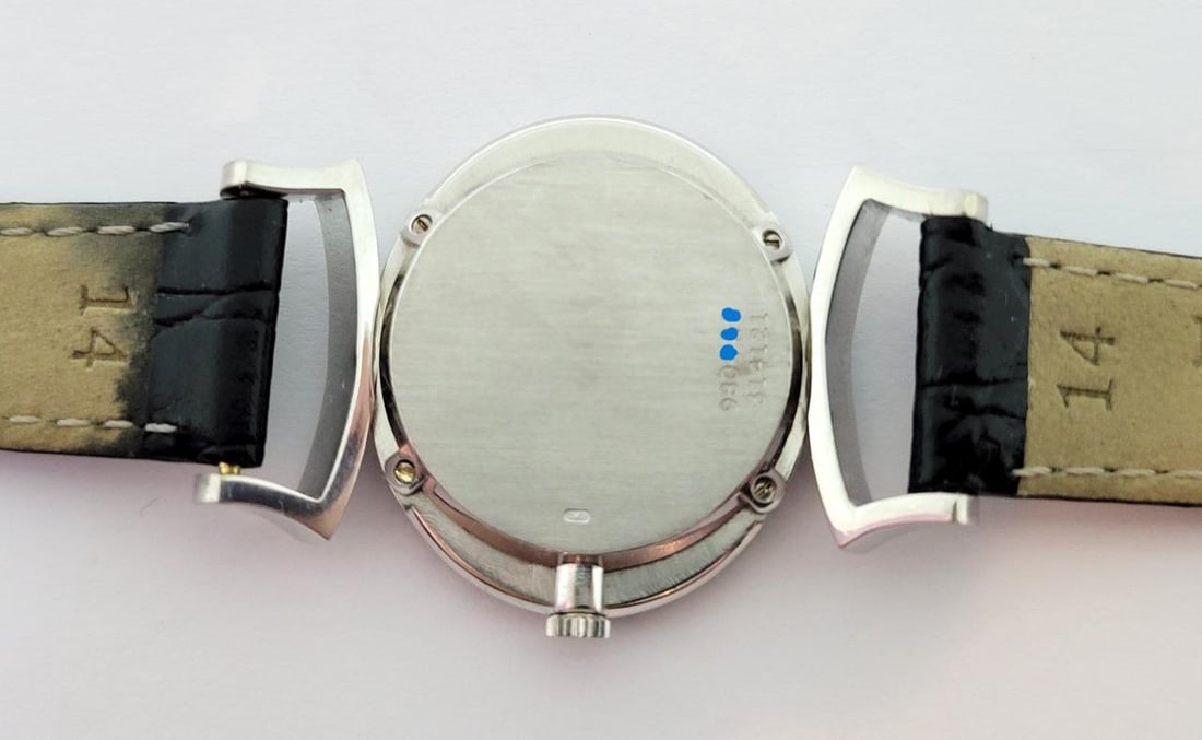 Solid 18k White Gold PIAGET Ladies Dress Watch w/Diamonds Ref 314121* EXLNT - 8