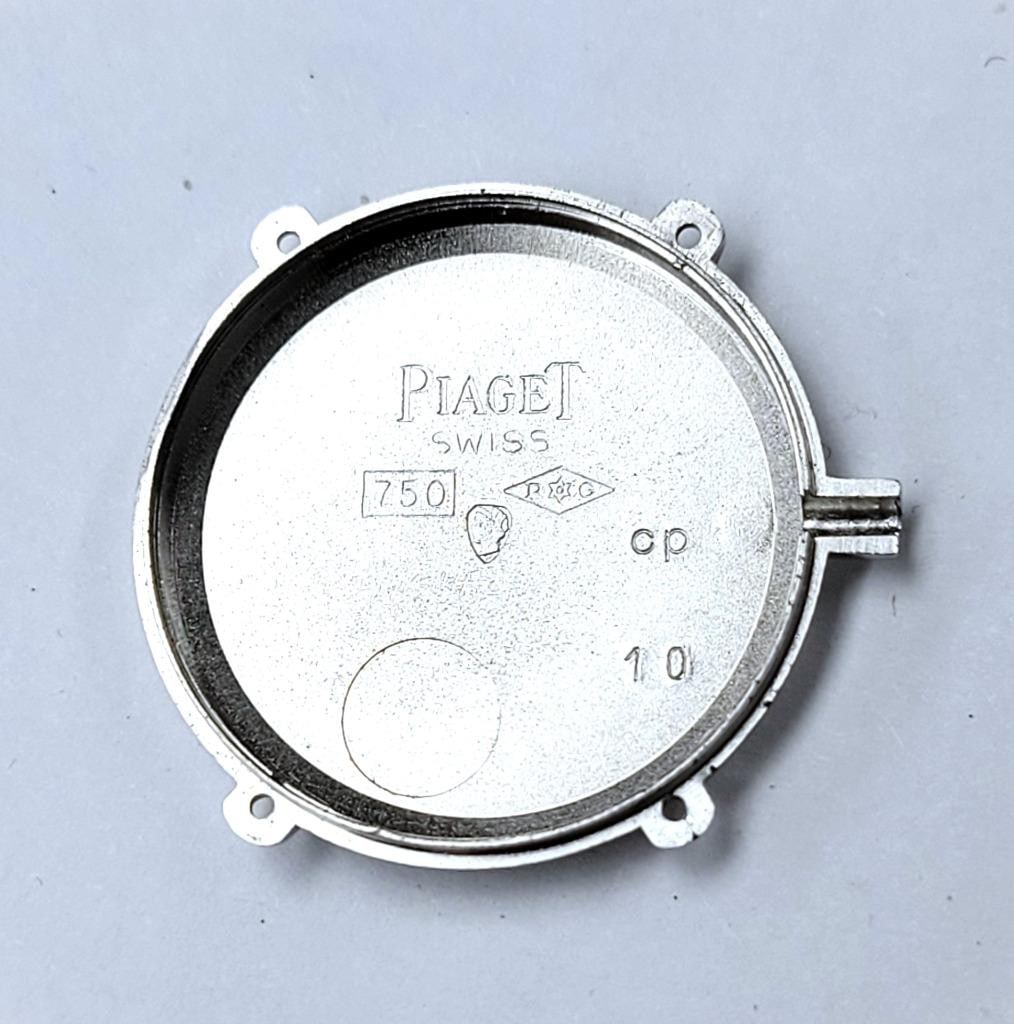 Solid 18k White Gold PIAGET Ladies Dress Watch w/Diamonds Ref 314121* EXLNT - 9