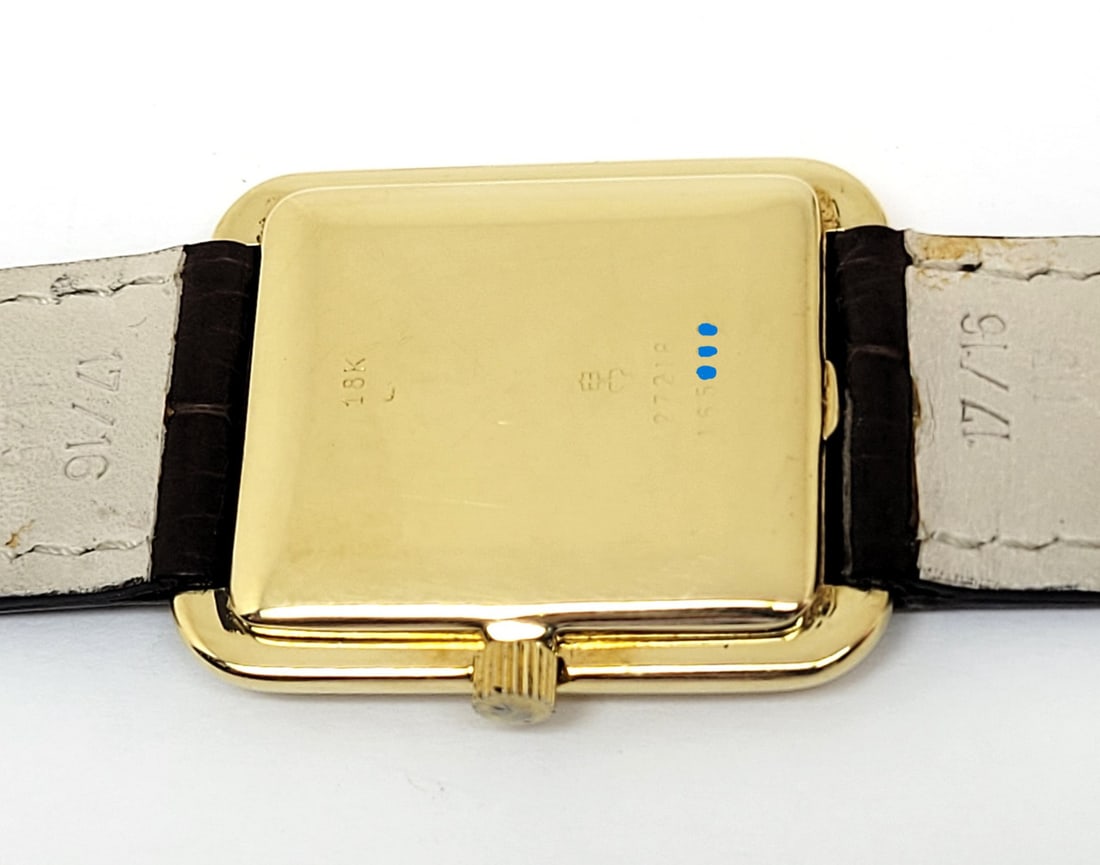 Vintage Solid 18k Yellow Gold Unisex CORUM 27218 Winding Watch* EXLNT - 9