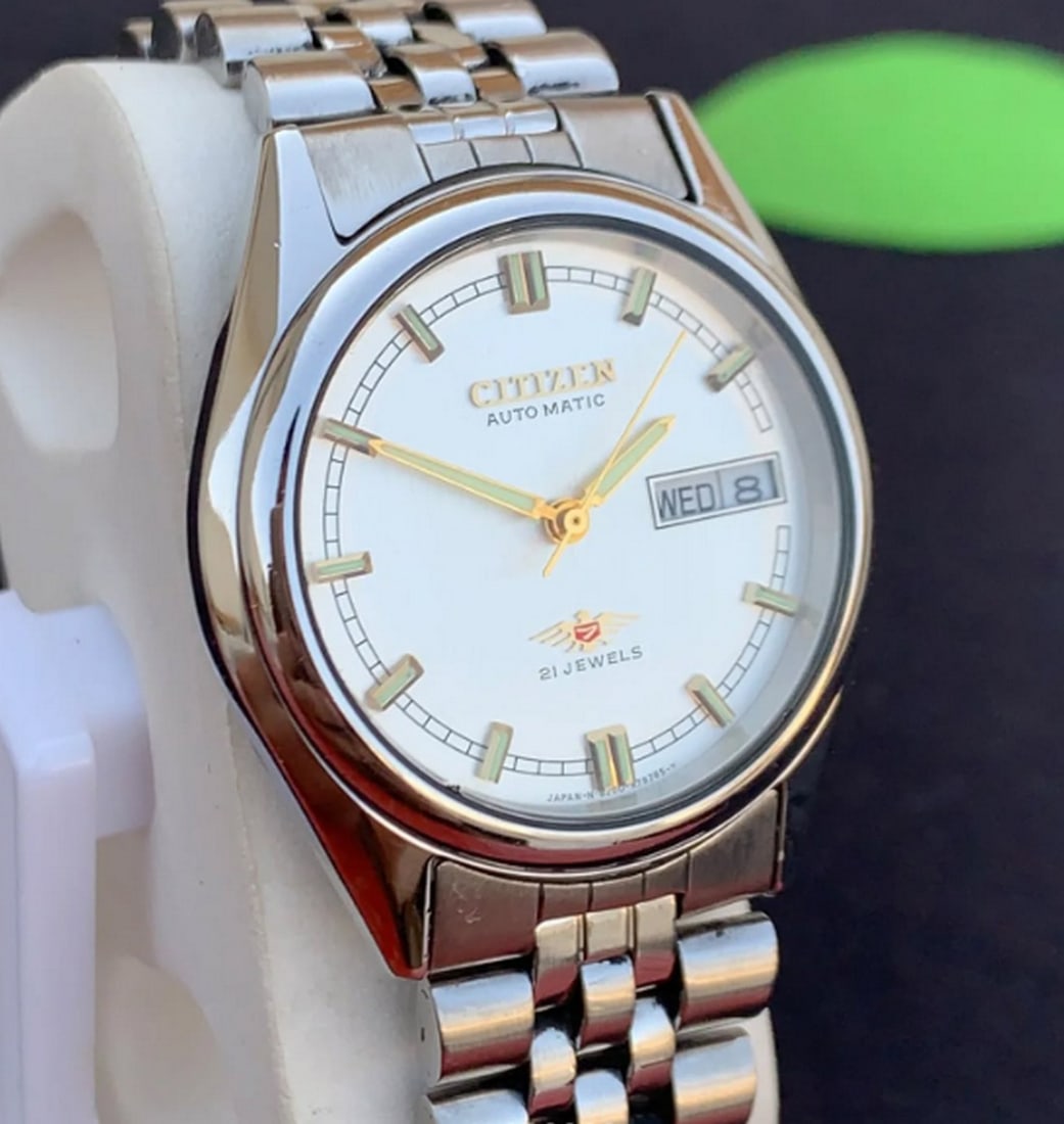Vintage Citizen 21 Jewals Automatic Watch GN-4W-S With Day / Date - 3