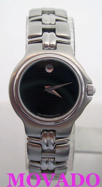 S/Steel MOVADO OLYMPIAN Ladies Quartz watch 84.A1.827.2 * EXLNT Condition - 3