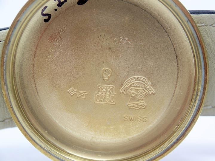 Solid 18k ULYSSE NARDIN Automatic Watch c.1960s in EXLNT Condition* SERVICED - 13