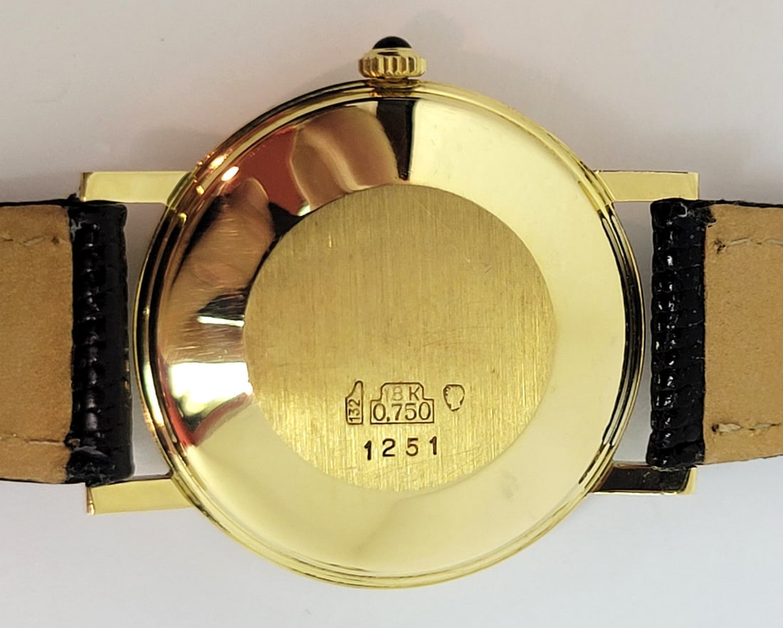 Vintage 18k TOURNEAU Automatic Date Watch 1251 c.1970s Cal 2783* EXLNT* RARE - 7